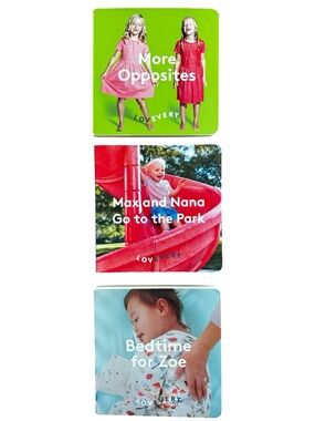 LOVEVERY Bundle Books More Opposites Bedtime for Zoe Max and Nana Go to the Park